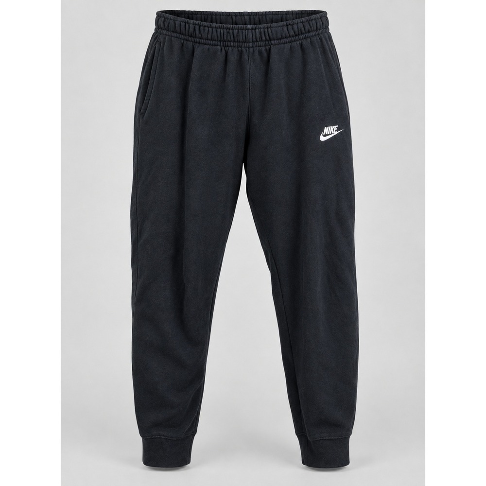 Nike Sweatpants Men M Black Fleece Jogger Sports Athletic Logo Gym Work Out